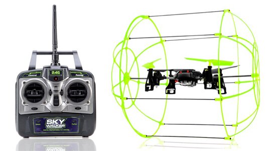 квадрокоптер в защие skywalker